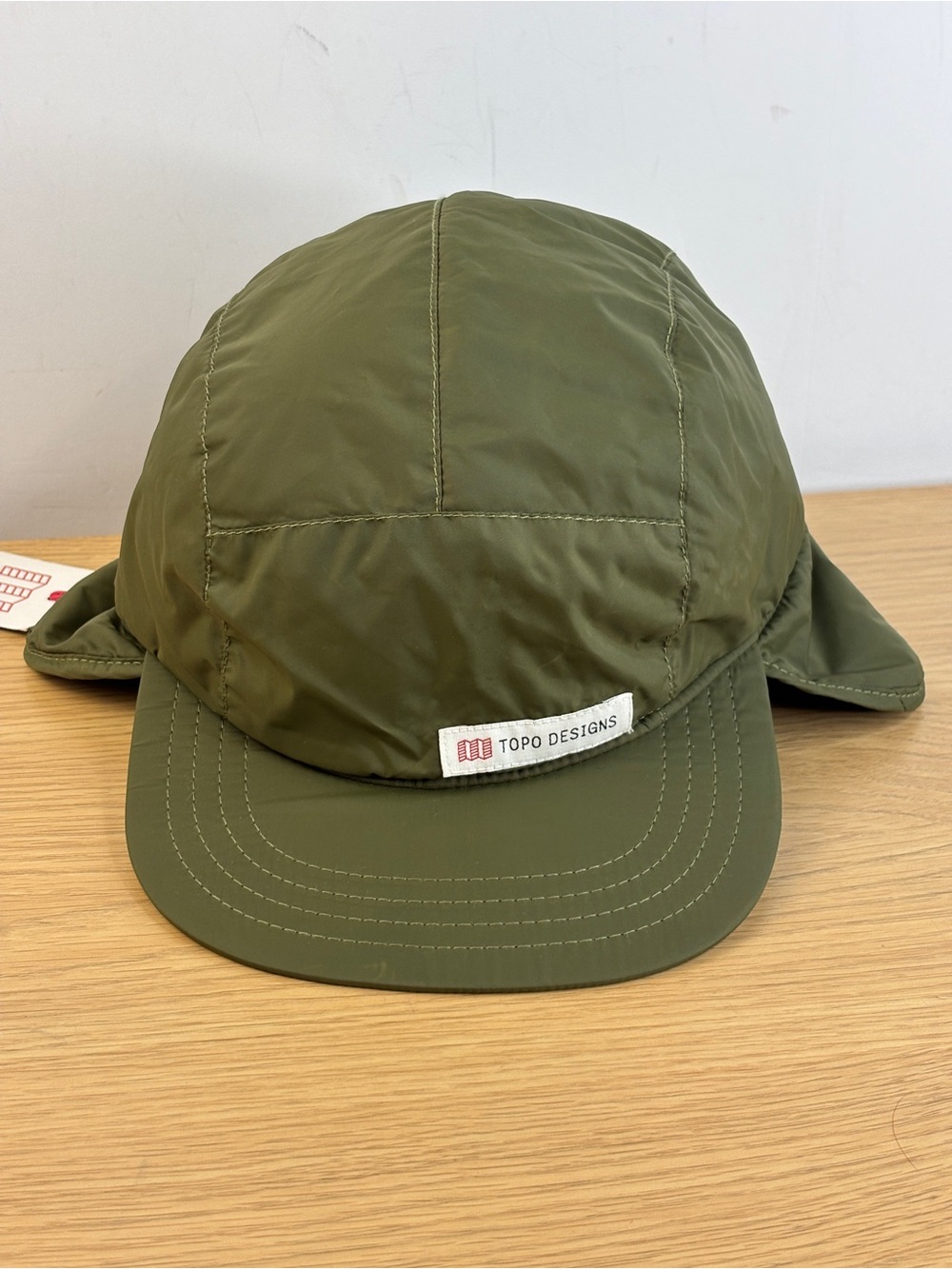 Topo Designs Olive Green Puffer Cap NWT